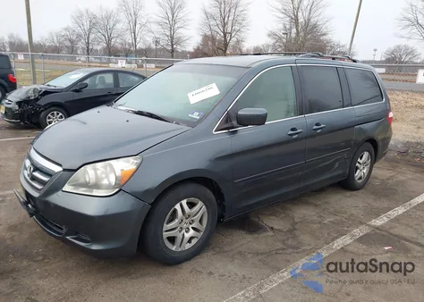 2006 Honda Odyssey Ex из США, поврежденный, VIN 5FNRL38416B433375